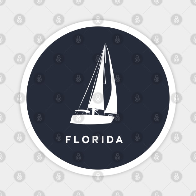 Sailing boat Florida Magnet by leewarddesign